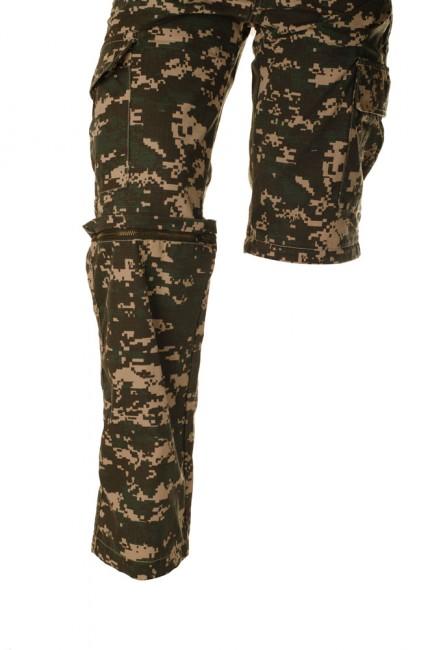 O&T Hose Cityhunter Rip-Stop Herren- digital woodland braun