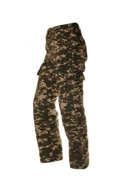 O&T Hose Cityhunter Rip-Stop Herren- digital woodland braun