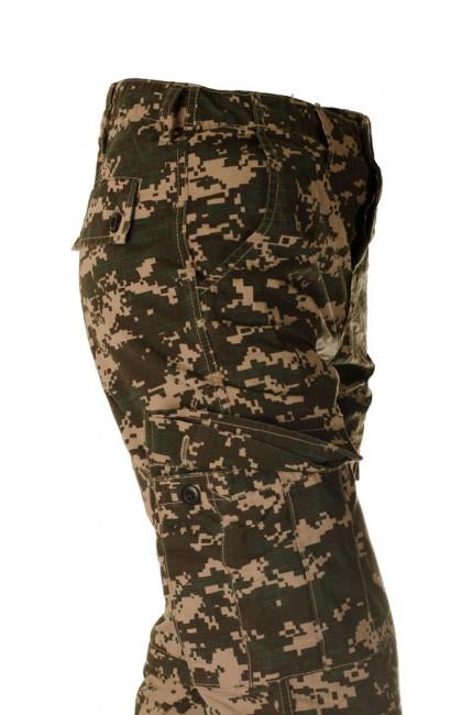 O&T Hose Cityhunter Rip-Stop Herren- digital woodland braun