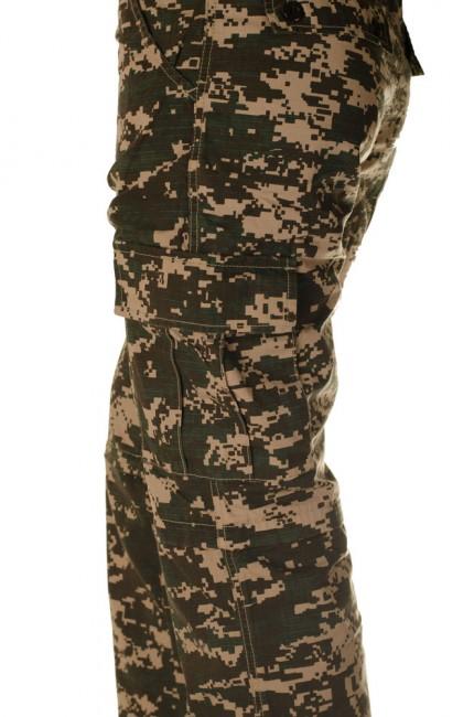 O&T Hose Cityhunter Rip-Stop Herren- digital woodland braun