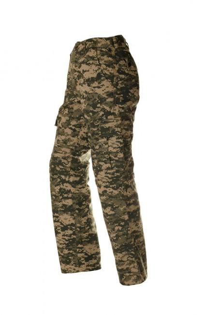 O&T Hose Rip-Stop Herren- digital woodland grün