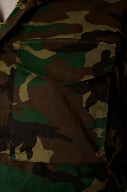 O&T Jacke prechodna Kennedy s odnimatelnym vnutrom vzor woodland