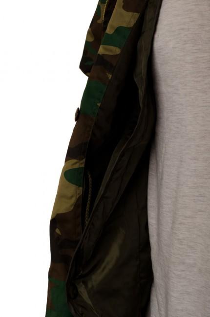 O&T Jacke prechodna Kennedy s odnimatelnym vnutrom vzor woodland