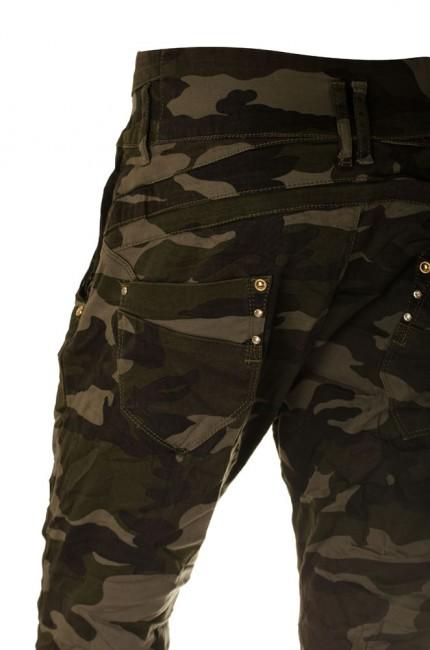 O&T gar­ment Damenhose s nizkym sedom woodland