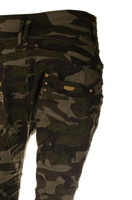 O&T gar­ment Damenhose s nizkym sedom woodland
