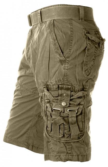 Mil-Tec Vintage kurz Hose Prewash oliv
