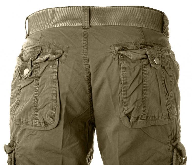 Mil-Tec Vintage kurz Hose Prewash oliv