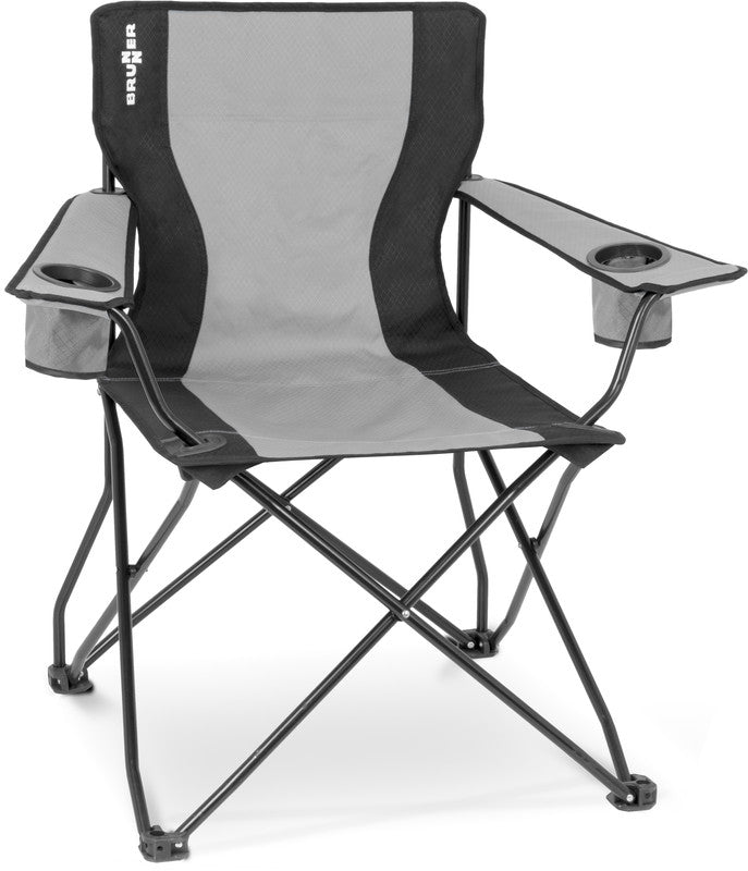 Brunner Kempingová stolička Action Armchair Equiframe, sivá/čierna