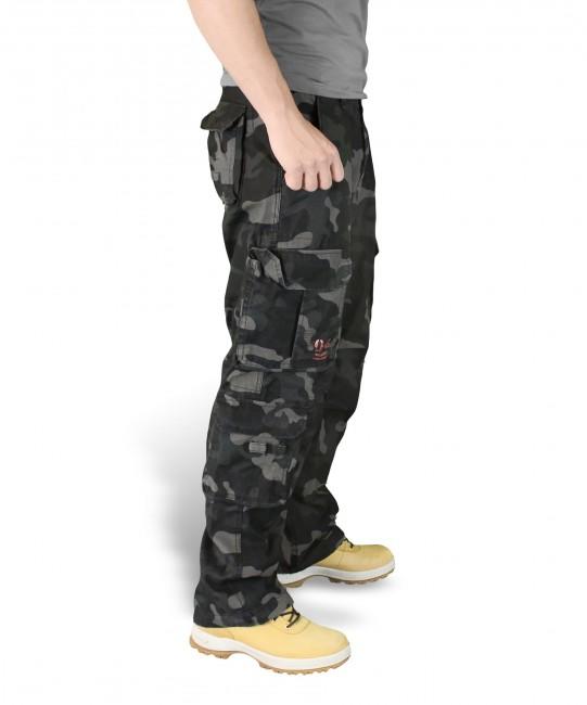Surplus nohavice Vintage, black-camo