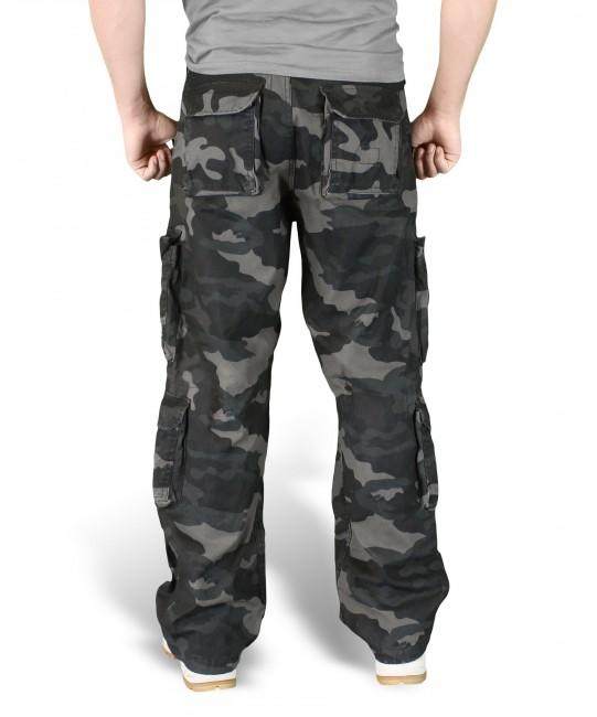 Surplus nohavice Vintage, black-camo