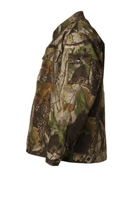 Loshan Sidney Muster Feldblouson Real tree, braun