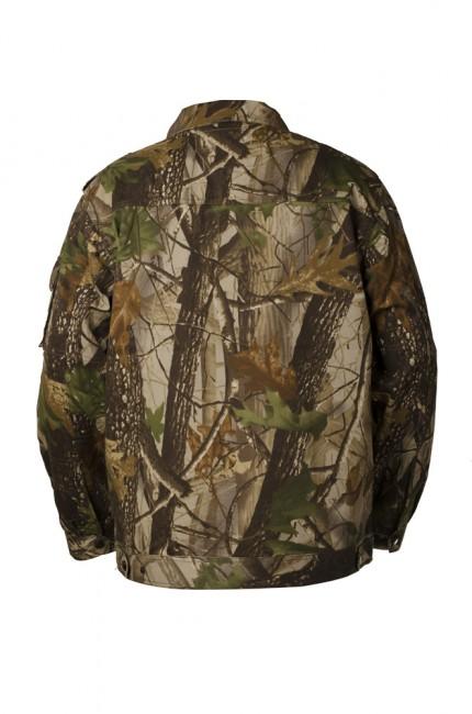 Loshan Sidney Muster Feldblouson Real tree, braun