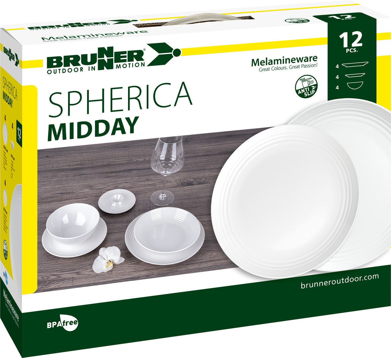 Brunner Midday Spherica Cookware Set, White
