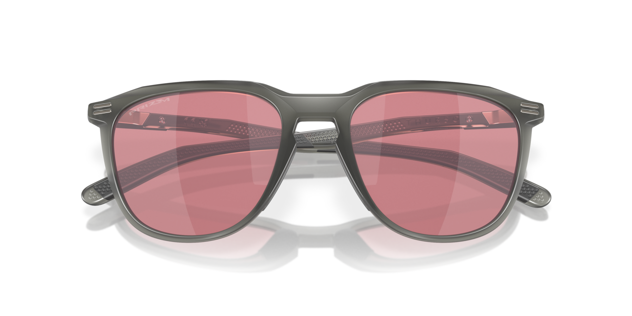 Oakley Thurso Sonnenbrille mit Rahmen Matte Grey Smoke und mit Dias Prizm Dark Golf 54