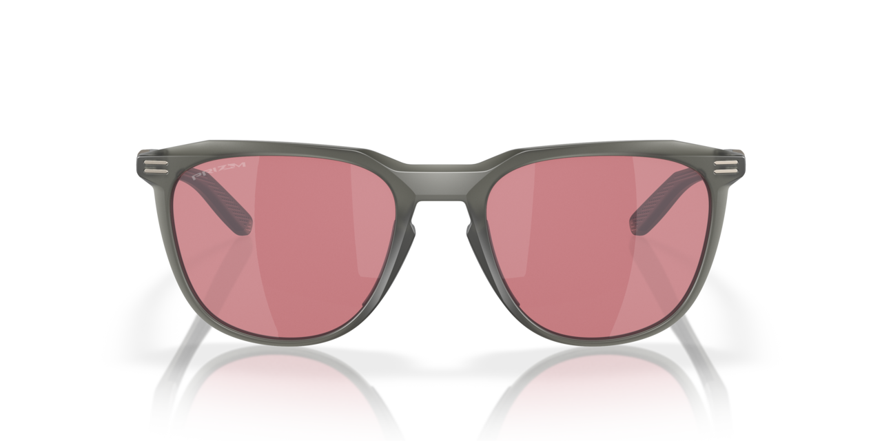 Oakley Thurso Sonnenbrille mit Rahmen Matte Grey Smoke und mit Dias Prizm Dark Golf 54