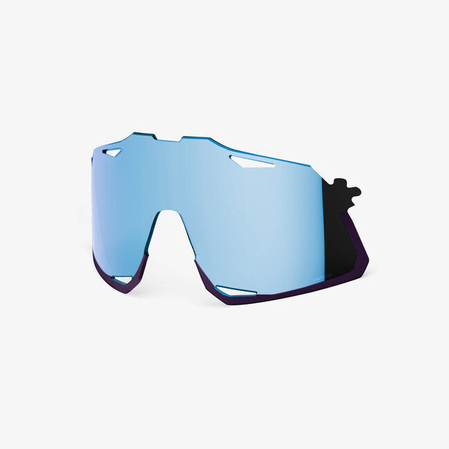 100% HYPERCRAFT Polycarbonat- Ersatzgläser, HiPER Blue Multilayer Mirror