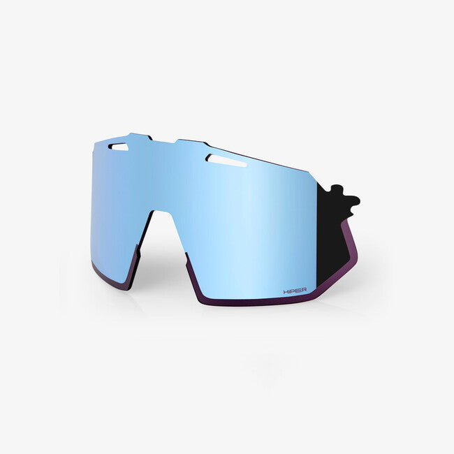 100% HYPERCRAFT SQ Polycarbonat- Ersatzgläser, HiPER Blue Multilayer Mirror