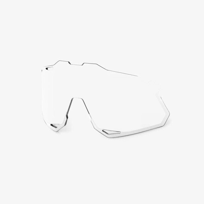 100% HYPERCRAFT XS Polycarbonat- Ersatzgläser, Clear