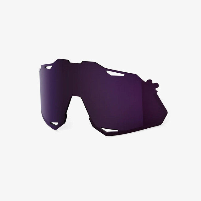 100% HYPERCRAFT XS Polycarbonat- Ersatzgläser, Dark Purple