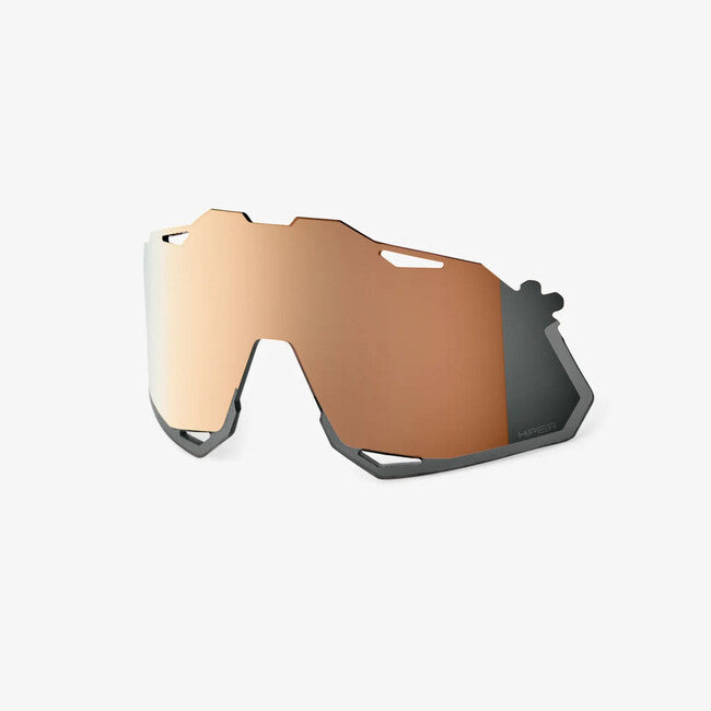 100% HYPERCRAFT XS Polycarbonat- Ersatzgläser, HiPER Copper Mirror