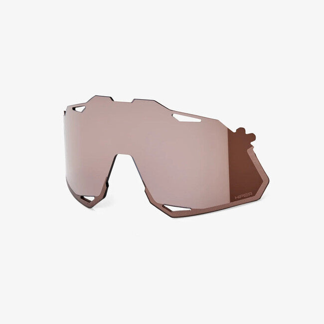 100% HYPERCRAFT XS Polycarbonat- Ersatzgläser, HiPER Crimson Silver Mirror