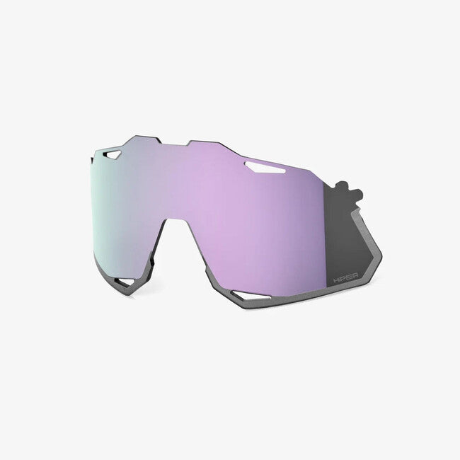 100% HYPERCRAFT XS Polycarbonat- Ersatzgläser, HiPER Lavender Mirror