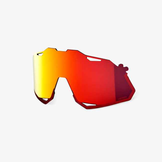 100% HYPERCRAFT XS Polycarbonat- Ersatzgläser, HiPER Red Multilayer Mirror