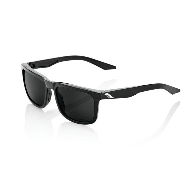 100% Sonnenbrille Blake, Polished Black