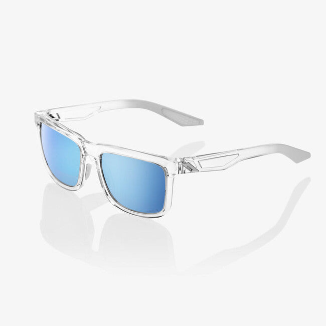 100% Sonnenbrille Blake, Polished Crystal Haze