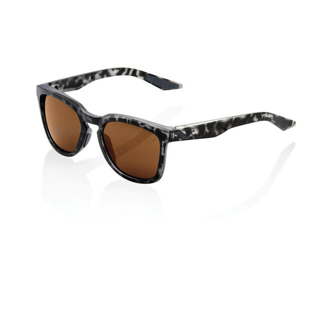 100% Sonnenbrille Hudson, Matte Black Havana