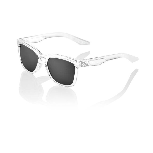 100% Sonnenbrille Hudson, Polished Crystal Haze