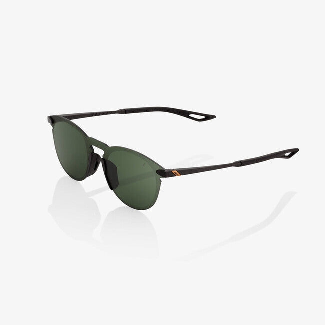 100% Sonnenbrille Legere Round, Matte Black