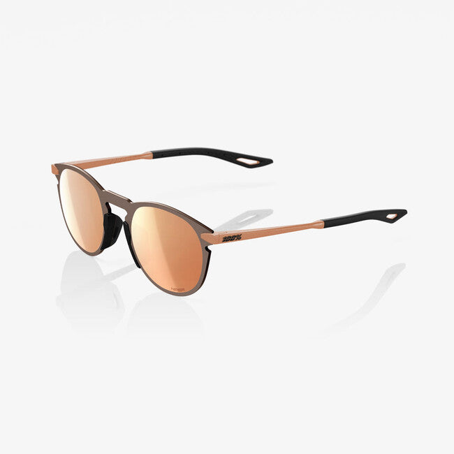 100% Sonnenbrille Legere Round, Matte Copper Chromium