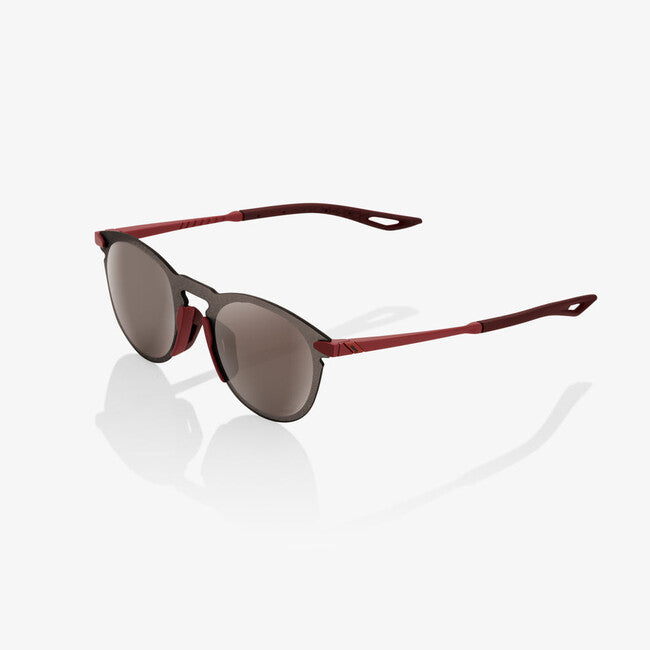100% Sonnenbrille Legere Round, Soft Tact Crimson