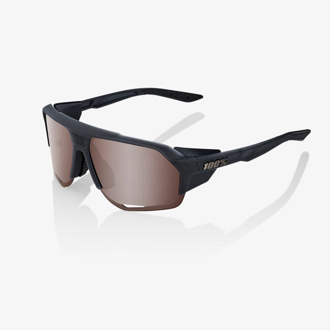 100% Sonnenbrille Norvik, Soft Tact Crystal Black