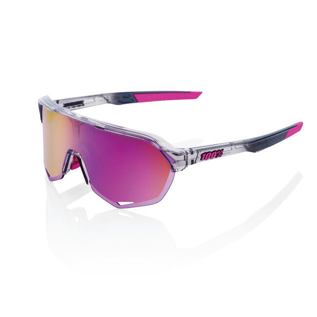 100% Sonnenbrille S2, Polished Translucent Grey