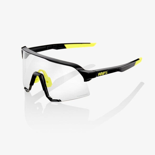 100% Sonnenbrille S3, Gloss Black