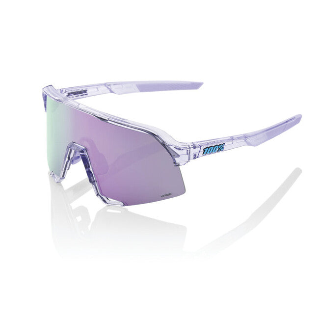 100% Sonnenbrille S3, Polished Translucent Lavender