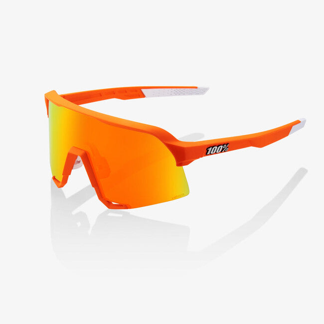 100% Sonnenbrille S3, Soft Tact Neon Orange