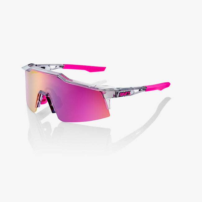 100% Sonnenbrille Speedcraft SL, Polished Translucent Grey