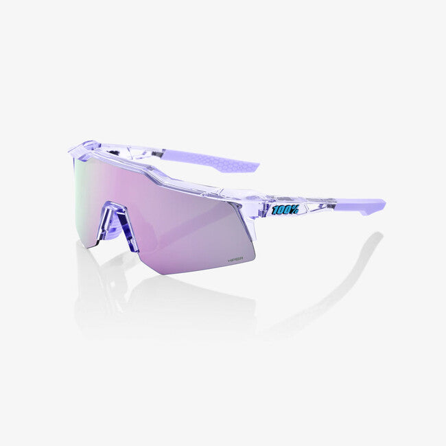 100% Sonnenbrille Speedcraft XS, Polished Translucent Lavender