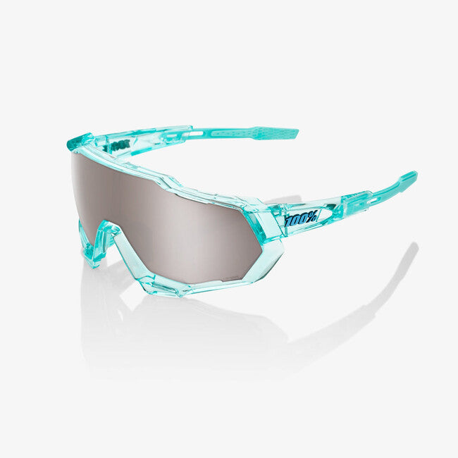 100% Sonnenbrille Speedtrap, Polished Translucent Mint
