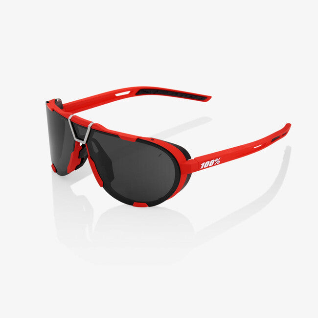100% Sonnenbrille Westcraft, Soft Tact Red