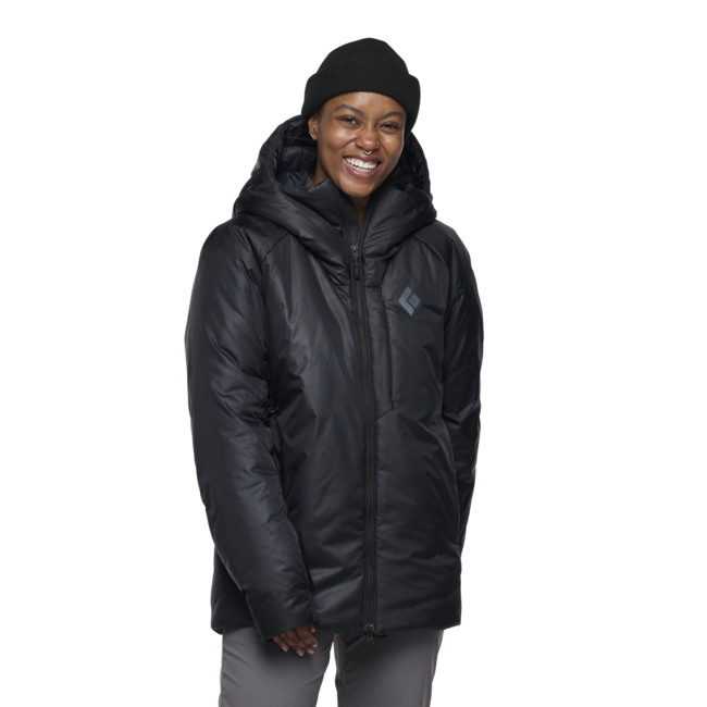 Black Diamond Belay damen-Parka, schwarz