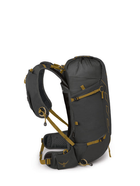 OSPREY Talon Velocity 20, dark charcoal/tumbleweed yellw