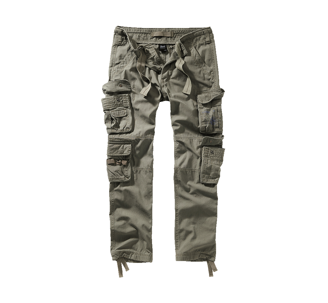 Brandit Pure Slim Fit nohavice, olivové