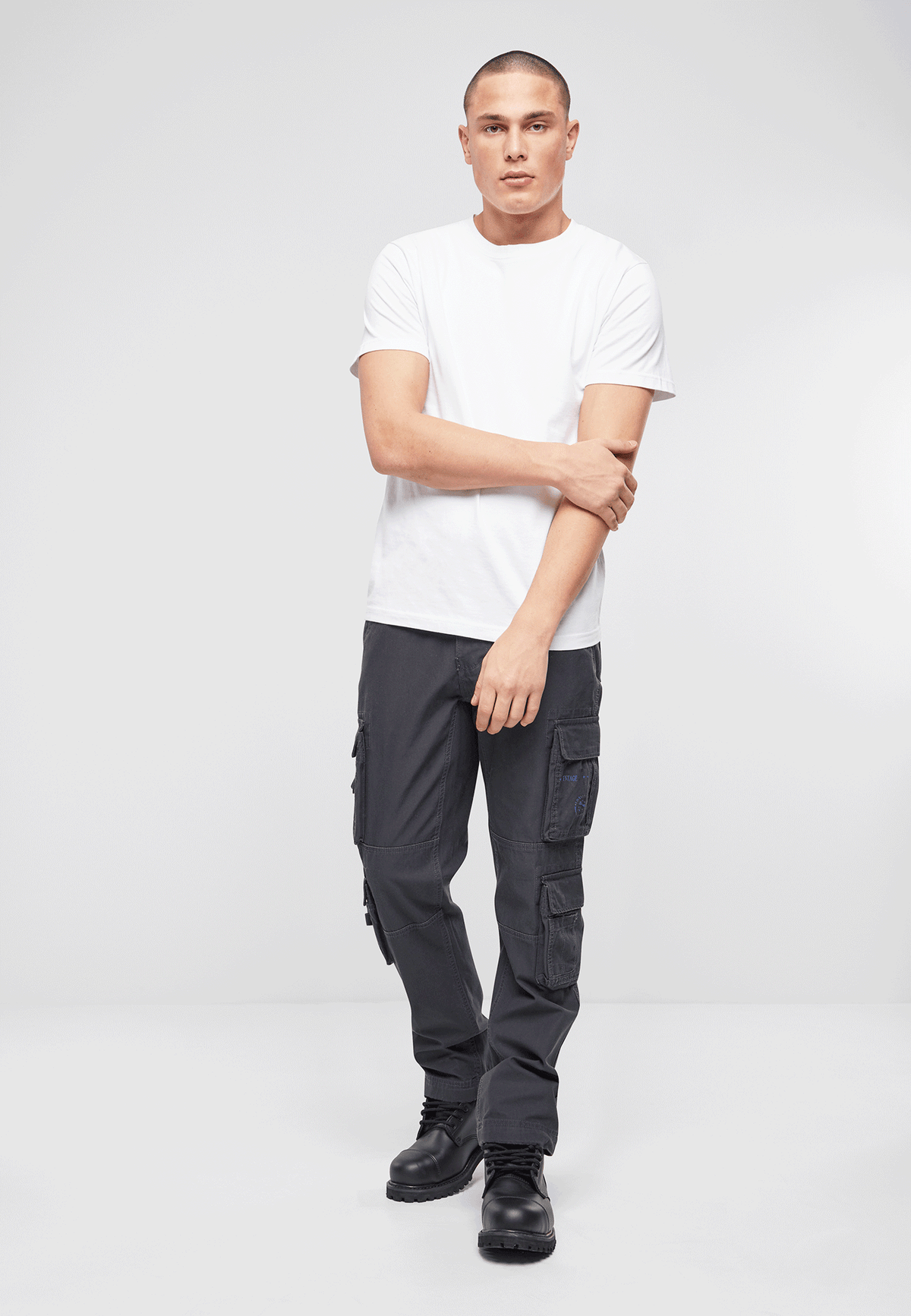 Brandit Pure Slim Fit nohavice, anthracite