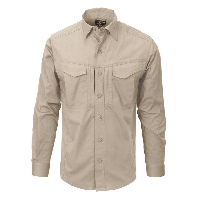 Helikon-Tex Defender Mk2 Hemd mit langen Ärmeln - PolyCotton Ripstop - olivgrün
