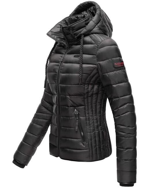 Navahoo Lulana damen Übergangsjacke mit Kapuze, schwarz