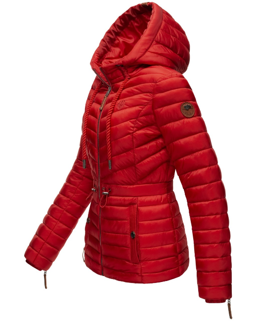 Marikoo ANIYAA damen-übergangsjacke mit kapuze, rot